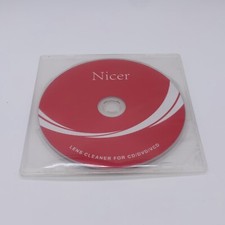 Nicer Lens Cleaner for with CD DVD VCD Double Brush Cleaning Disc Only - Tested
