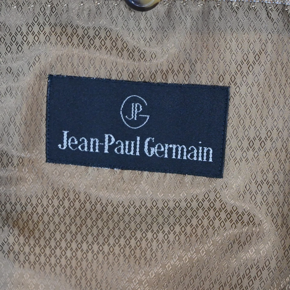 Jean Paul Germain 52L Brown Shepard Check Mens Blazer Sport Coat Suit Jacket - Image 4 of 4