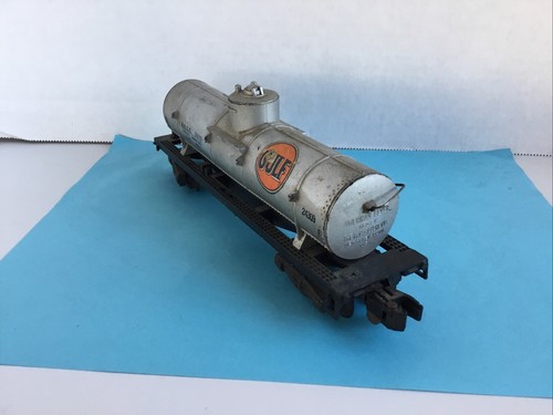 Vtg American Flyer Single Dome Gulf Tank Car G. R. C. X 5018 # 24309 "S" gauge - Picture 5 of 6