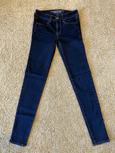 American Eagle Outfitters Damen Jegging Jeans AEO Denim X Super Stretch 2 Long - Bild 2 von 6