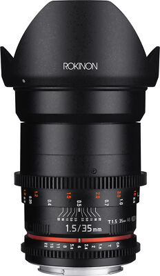 Rokinon 35mm T1.5 Full Frame Wide Angle Lens (Sony E)