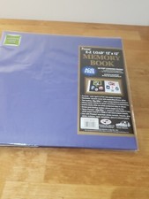 Pioneer 12"x12" E-Z Load Memory Book Dark PURPLE Photo Scrapbook Top Loading
