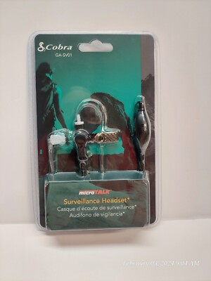 Cobra GA0SV01 Surveillance Headset MicroTalk