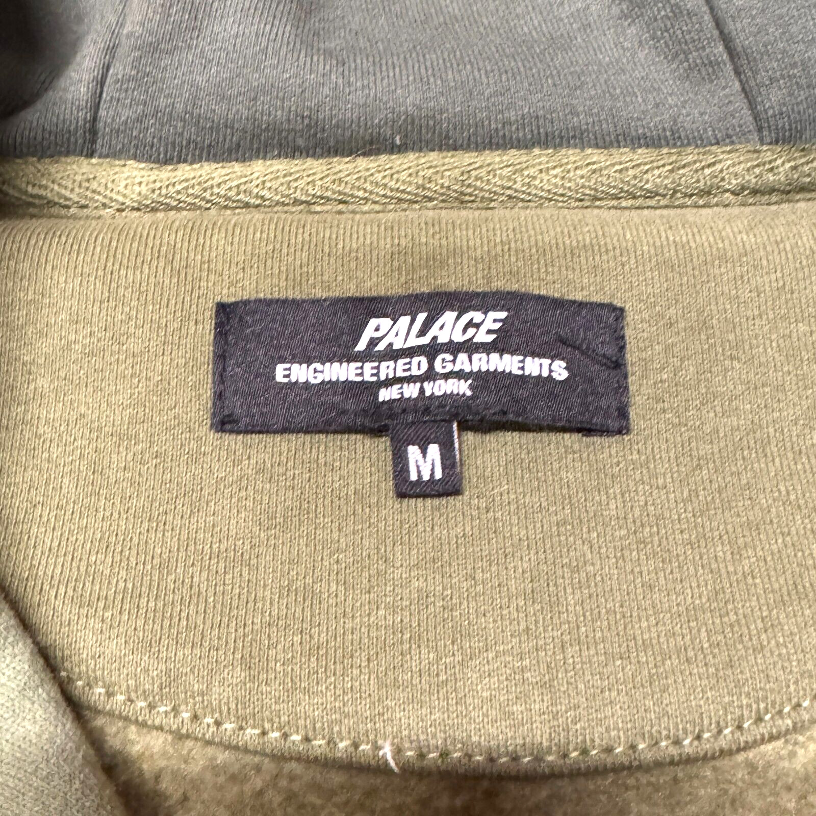 Palace Engineered Garments Patchwork Zip Hood Oli… - image 4