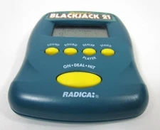 Radica Pocket Blackjack 21 Electronic Handheld Game 1997 TESTED