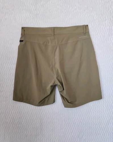 Spyder Shorts Men’s Beige Slash Pocket Beach Swim Active Large (W35 X 8"inseam) - Picture 8 of 11