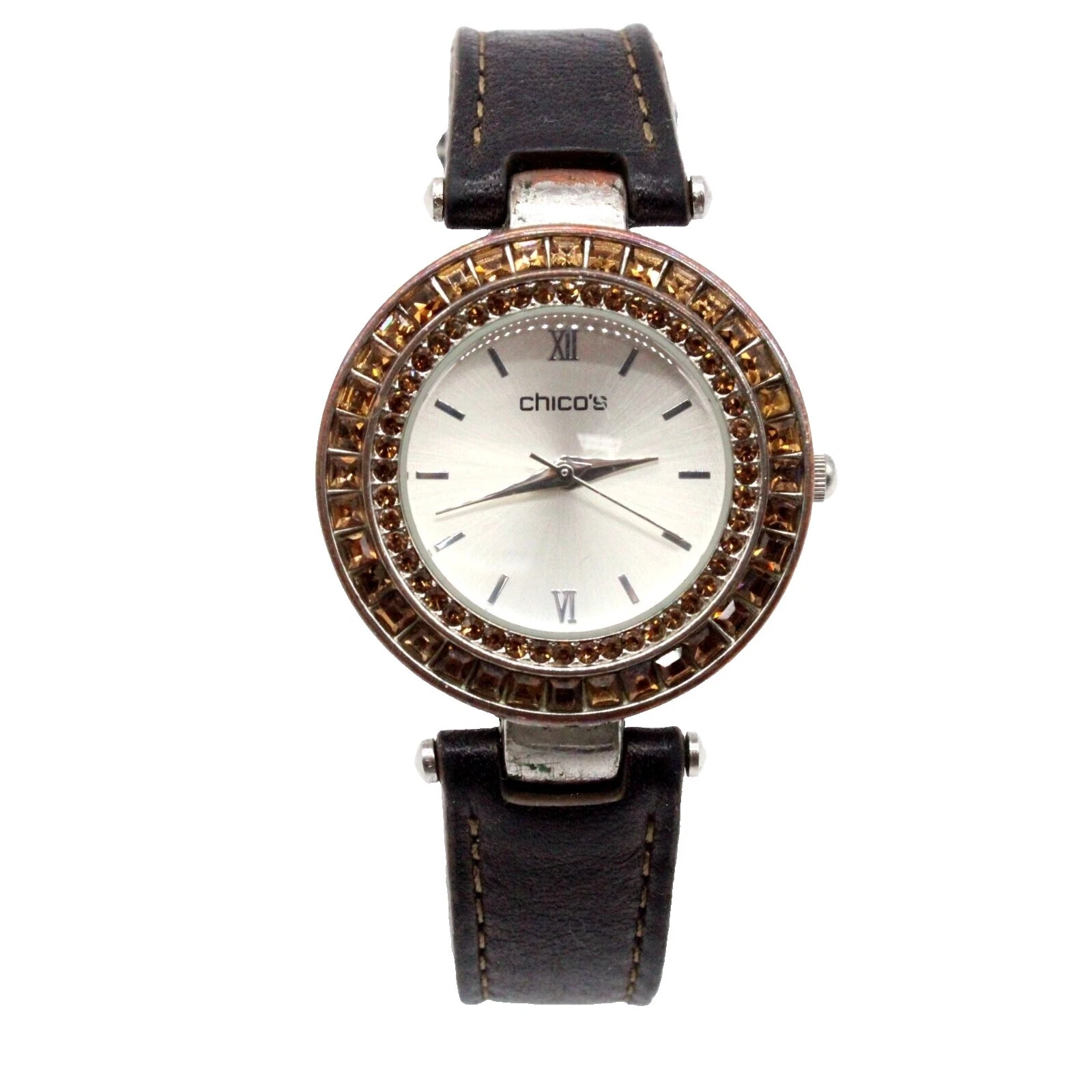 Caja de acero inoxidable Chico's Relojes de pulsera