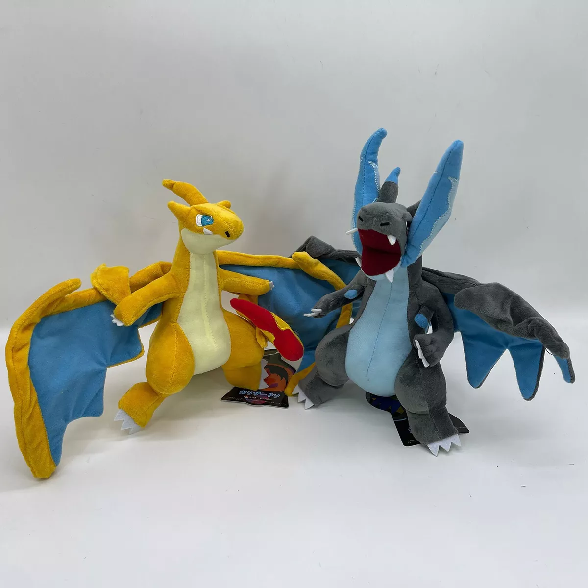 2x Mega Charizard X Y Fire Dragon Plush Toy Stuffed Animal Figure