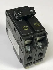 EATON CUTLER HAMMER CHQ220 2 Pole 20 AMP Type CH CHQ Circuit Breaker