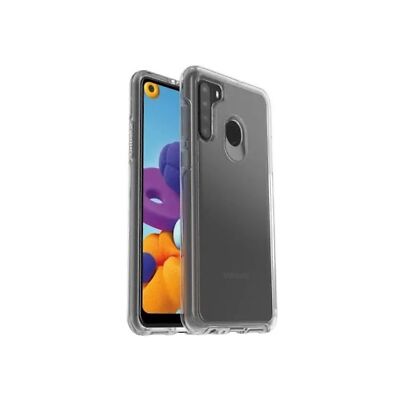 NWT Samsung Galaxy A21 black rubber case cover protector cell phone 
