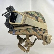 Large USMC LWH Lightweight Helmet Package Norotos ESS IR US Marines Marpat USGI