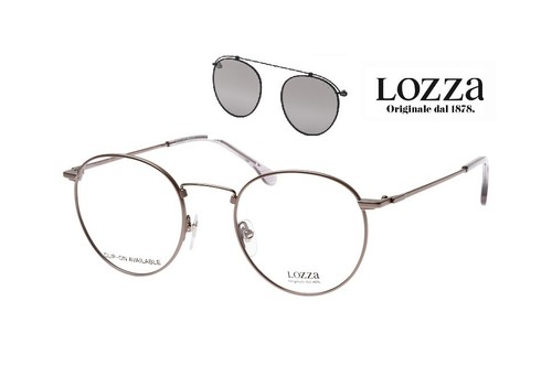 LOZZA VL 2322 col. 0627 OCCHIALE da VISTA unisex con clip solare | eBay