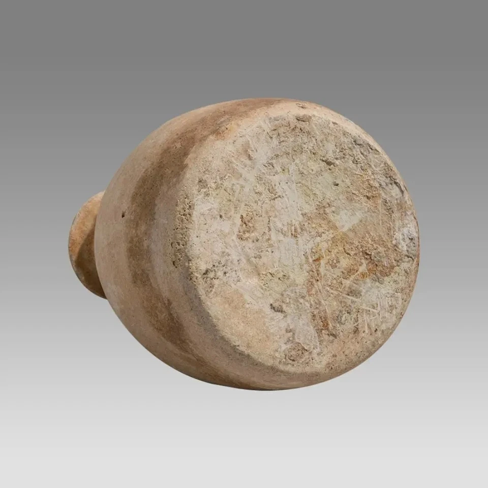 Auténtica jarra grande de cerámica esmaltada del Imperio Parto ca siglo II dC 10 1/8 pulgadas Foto 3 de 4