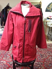 Unisex- Red Bee-q Club Scandanavia Jacket-sz 36-windbreaker/ Rain Jacket