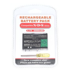 NEW 3.7V 2000mAh Rechargeable Battery Screw Driver For Nintendo DS Lite NDSL DSL