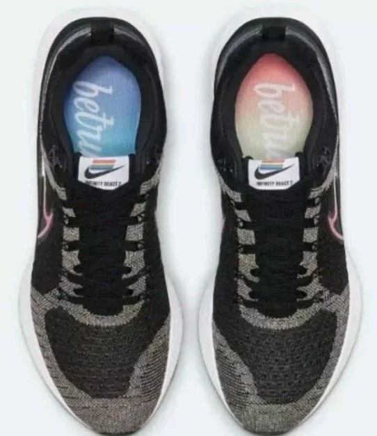 Nike React Infinity Run FK 2 BT LGBTQ Mens UK 9 DD6790 001 Bnib Multicolour New - Image 4 of 4