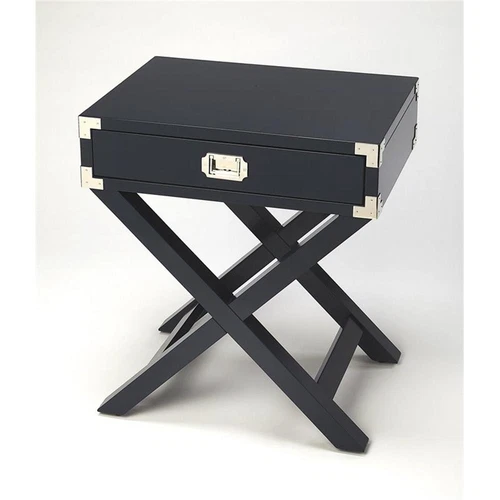Butler Specialty Anew Campaign Side Table In Blue - Picture 1 of 4