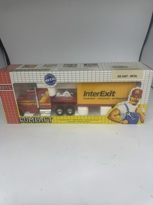 JOAL INTERNATIONAL TRANSPORT AUX SEMI TRUCK WITH CONTAINER LOAD 1:50 Diecast New