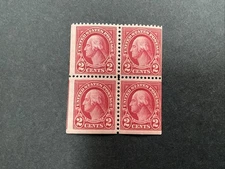 U.S. Mint Block Of Four Scott # 554 Fine NH CV $35