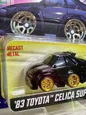 Mga Cartuned Jdm Series 5 1983 Toyota Celica Supra Black Unopened Nib