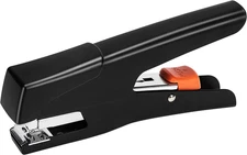 Effortless Hand Held Plier Stapler, 25 Sheet Capacity,Heavy Duty Staper,Black
