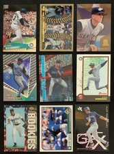 Alex Rodriguez 9 Card Lot 3 Base Cards 2 Insert 1 Rookie 3 Parallel Mariners
