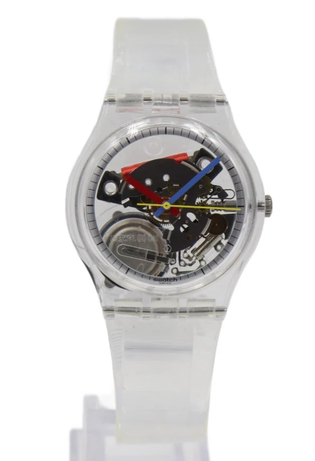 Swatch Watch CLEARLY GENT SO28K100-S06 Transparent for sale online