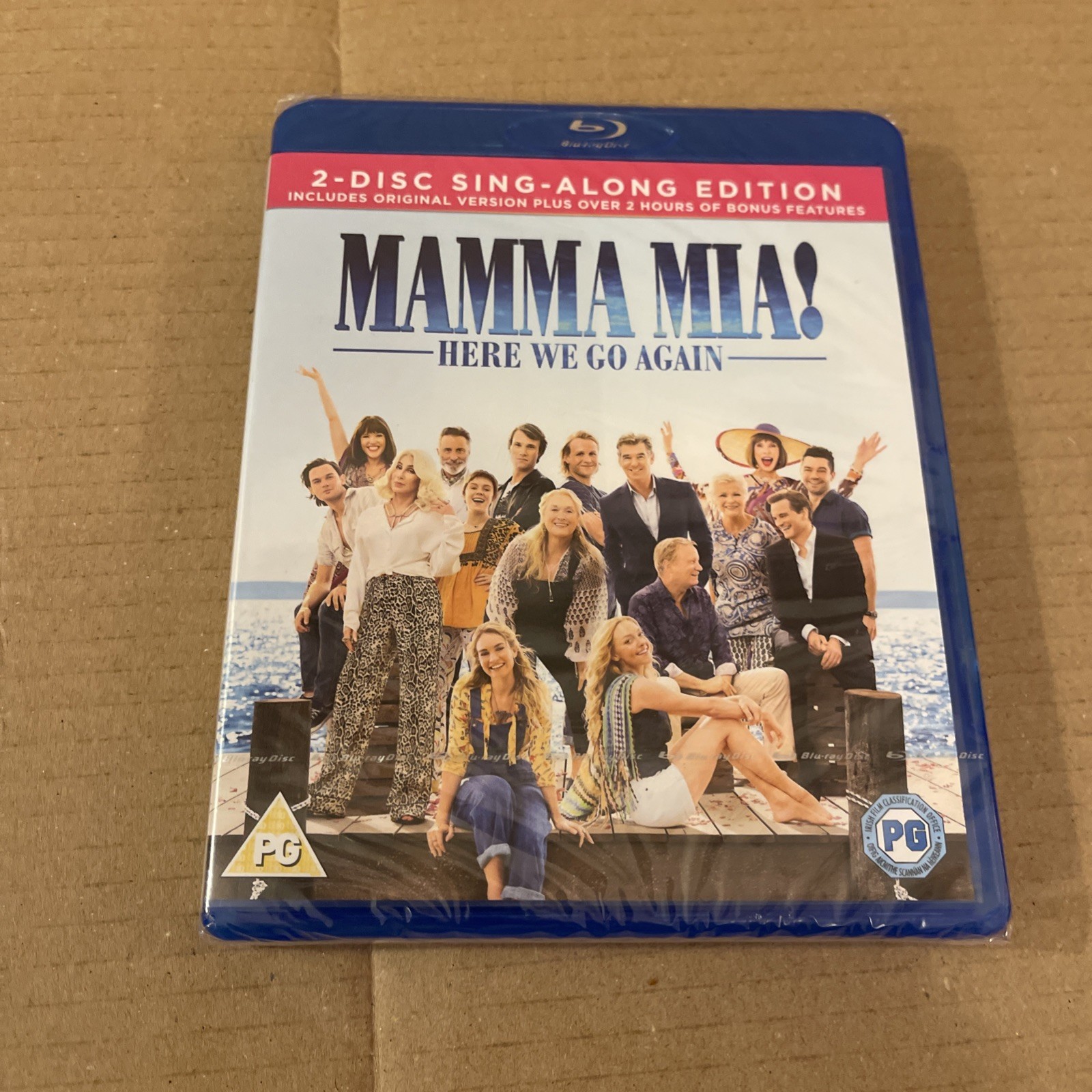Mamma Mia! - Here We Go Again (Blu-ray)  ABBA 2 Disc Sing-along New And Sealed