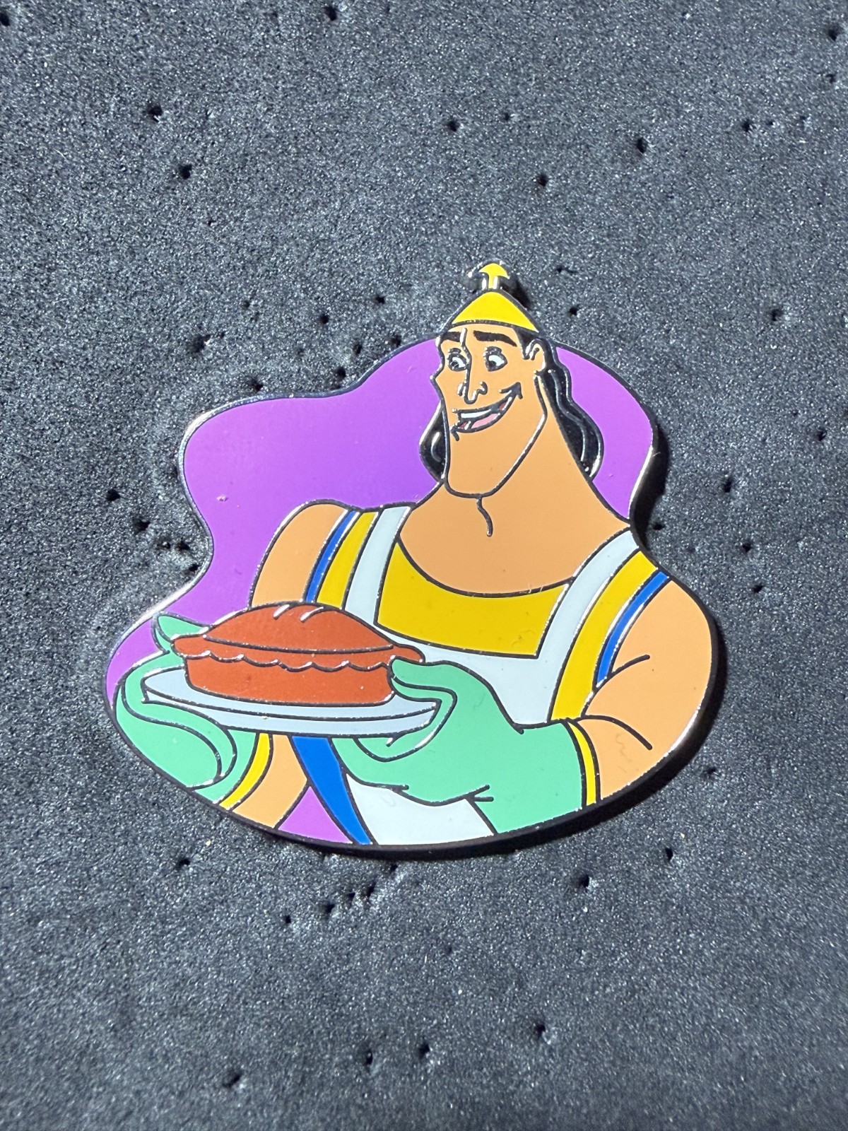 Kronk from Emperors New Groove  Holding Spinach Pie Magical Chefs Disney Pins 
