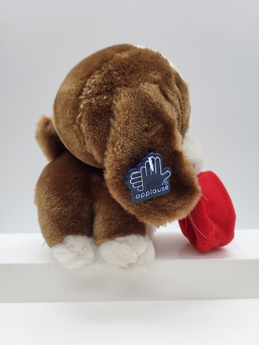 Vintage Sad Sam Applause Bassett Hound w/ Food Bowl & Hang Tags Plush Dog 7” - Picture 3 of 8