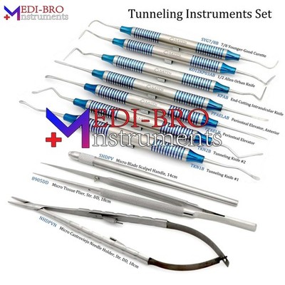 Tunneling Surgical Instrument Set   Dental & Periodontal Surgery Tools