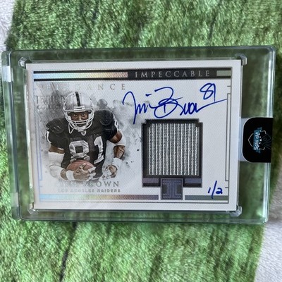 Tim Brown Impeccable Elegance 1/2 Auto Patch Card