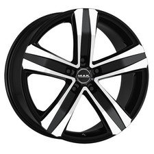 LLANTAS MAK STONE 5 PARA AUDI A6 AVANT 7.5X18 5X112 BLACK MIRROR MFT