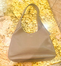 Coach Taupe Women's Shoulder Bag Gold Hardware Magnetic Closure Pockets
