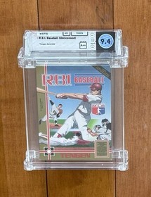 RBI Baseball Tengen Nintendo NES 1988 9.4 Box A++ Seal WATA CGC VGA x Gold SOQ
