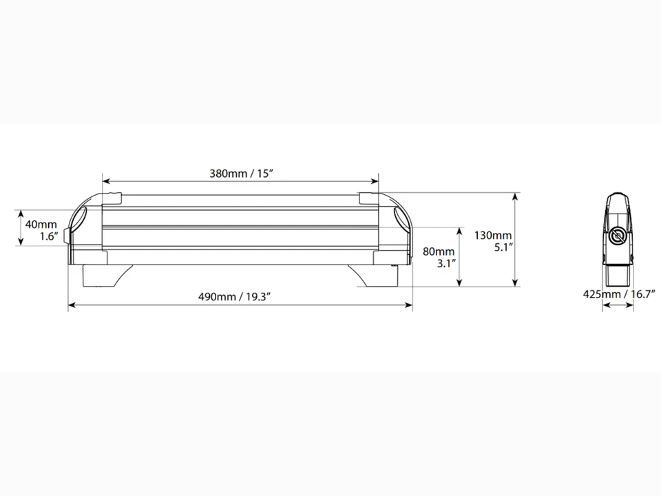 Set Barras de Techo Con Portaesquís Para BMW Serie 5 Gt (F07) 4 Puerta 2009-2017 - Imagen 4 de 4