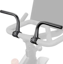 CyclingDeal One Pair of Handlebar Extenders for Indoor Exercise Bike - black 