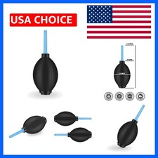 Rubber Air Blower Pump Dust Cleaner for Lens CCD Camera Black