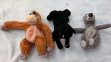 Walt Disney The Jungle Book King Louie Baloo Bagheera 8  Bean Bag Plush