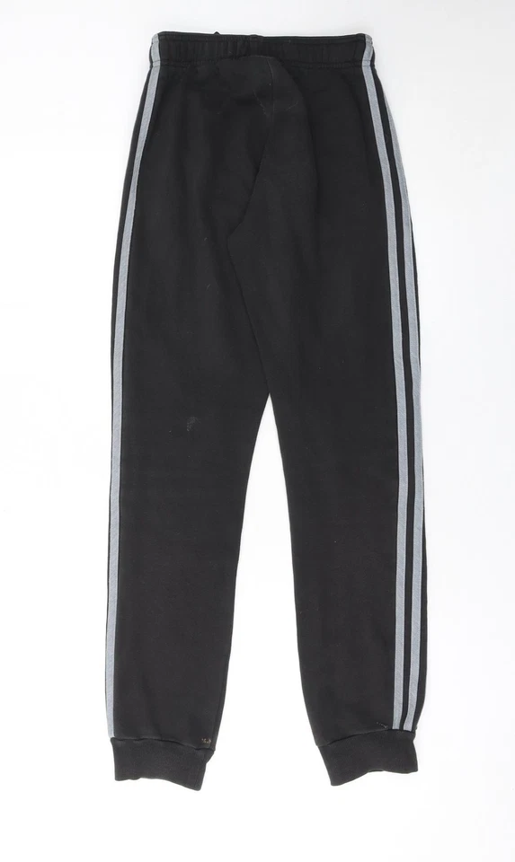 Adidas Men’s Black Jogger Trousers L with Logo Stripes - Image 3 of 4