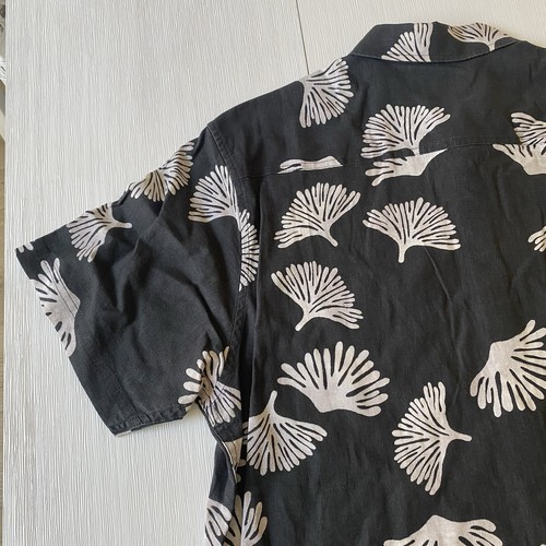 Rip Curl Hawaiian Shirt Men’s Large Short Sleeve Button Up Beach Black - Picture 11 of 13