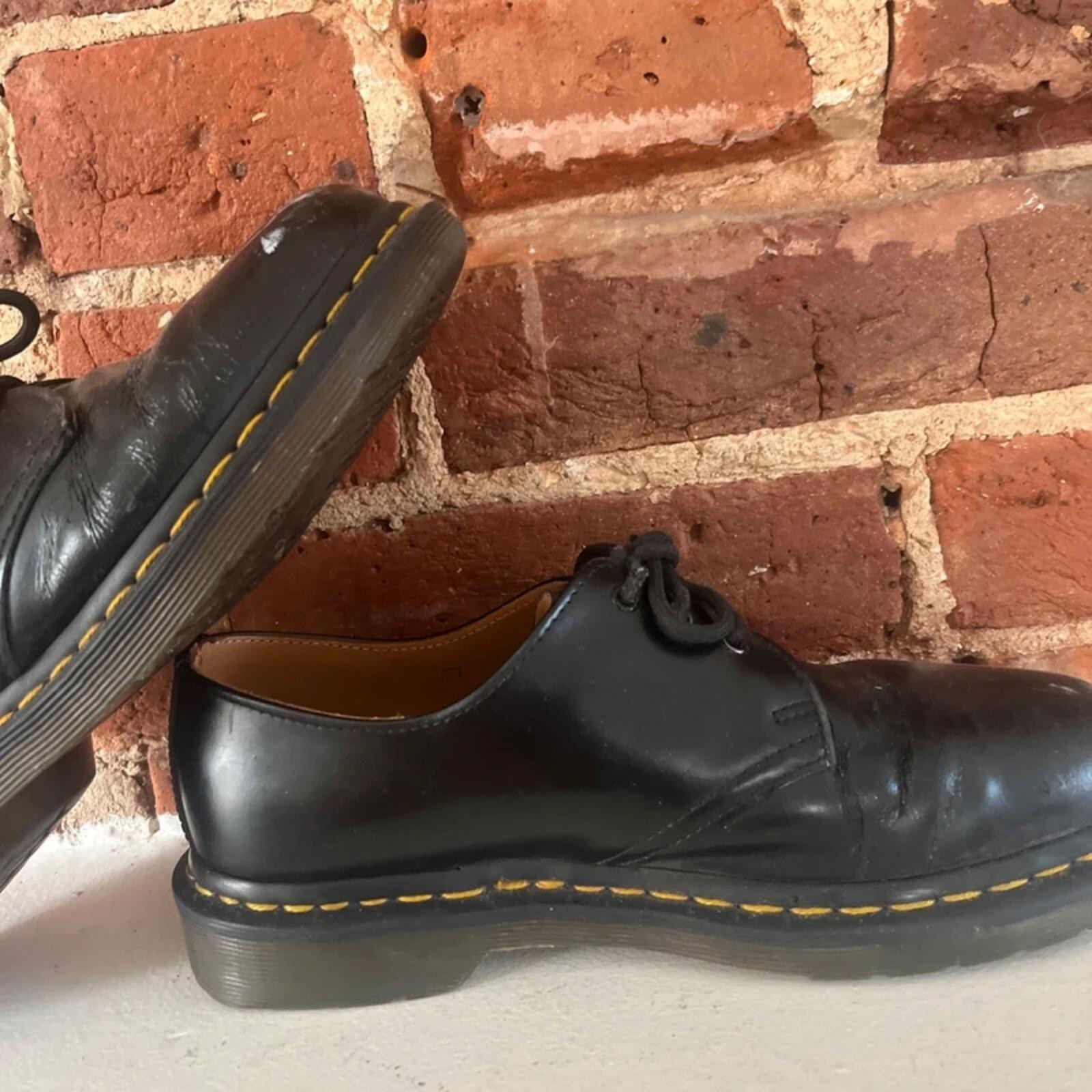 Vintage Dr Marten Women’s Black Leather Ankle Boots | UK Size 6 image 7
