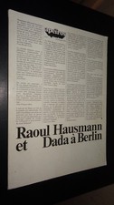 APEÏROS n°6 - PRINTEMPS 1974 - RAOUL HAUSMANN ET DADA  À BERLIN