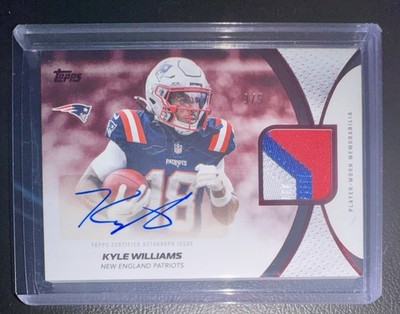 2026 Topps Flagship Football Kyle Williams /5 Patch Auto NFL Material #NFLMA-KW