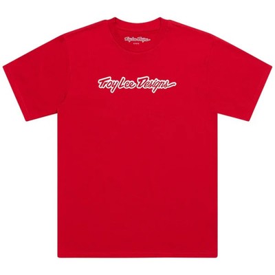 2025 Troy Lee Designs T-Shirt Signature Team rot Motocross oder MTB T-Shirt