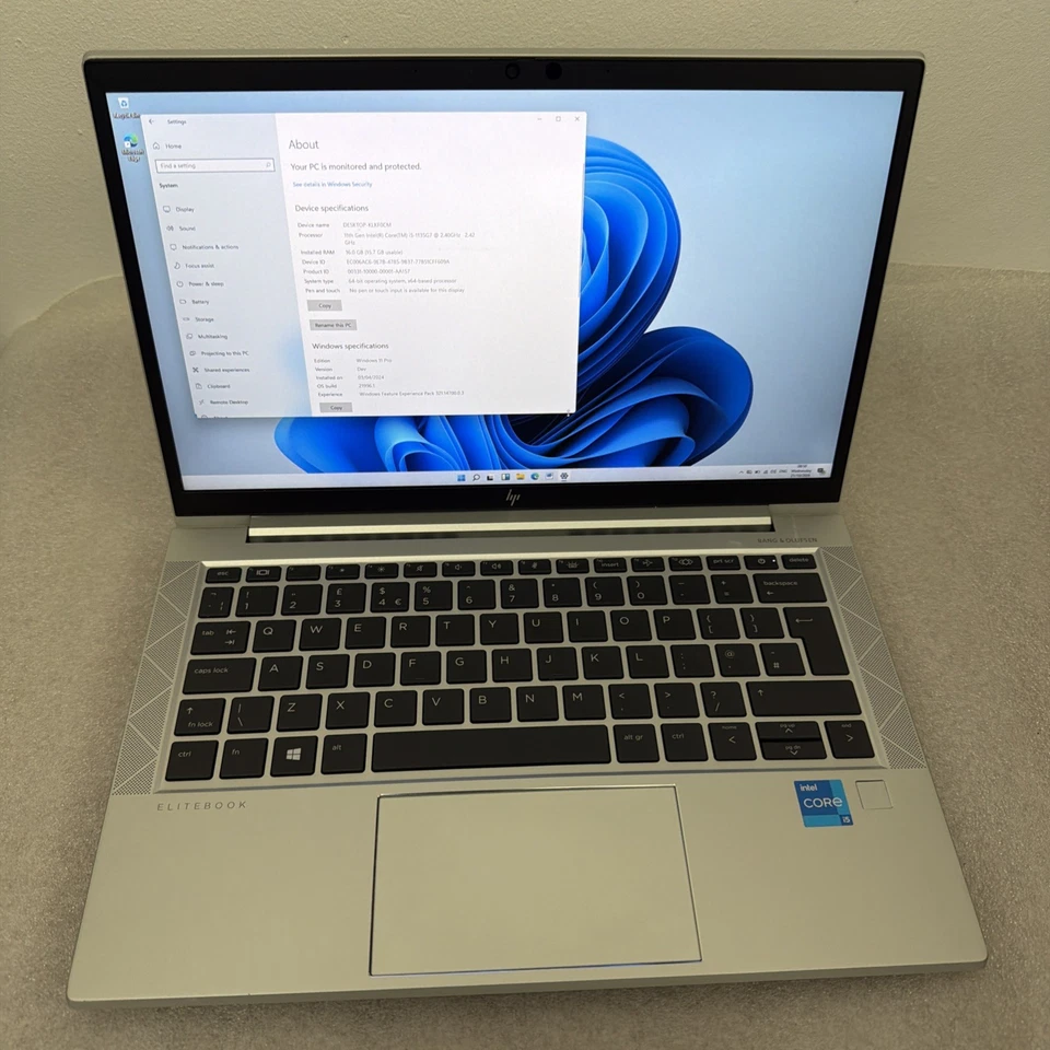 HP EliteBook 830 G8 · i5-1135G7 · 16GB · 512GB, photo 2 of 5