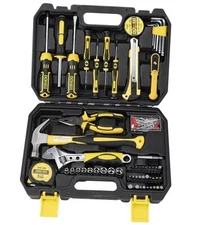  Tool Set, Auto Repair Household Tool Kit with Socket, Wrench, 128 PCS