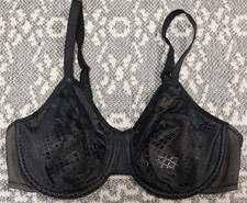 New Wacoal Visual Effects Minimizer Bra - Size 34DD - Black -  857210