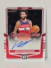 2024-25 Donruss Optic Justin Champagnie #SS-JUS Signature Series