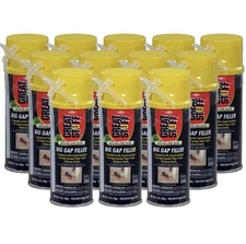 Great Stuff Big Gap Filler - 12 Oz Cans - Spray Foam Insulation - (12 Cans)